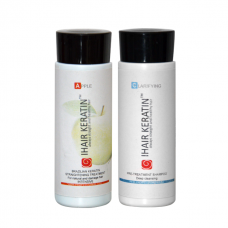 Kit iHair Keratin Apple +  Clarifying Shampoo Ihair Keratin  100ml